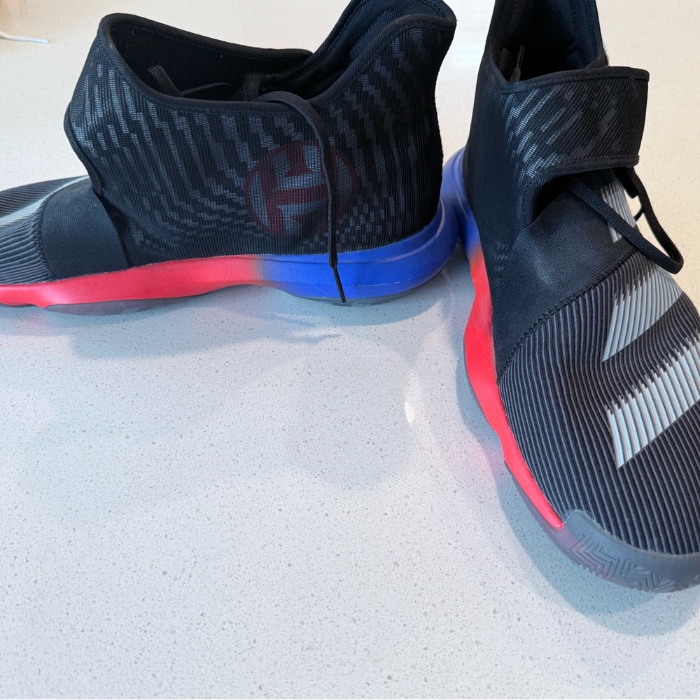 Adidas Harden B/E Black and Red Basketball Shoes